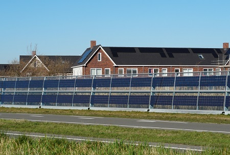 Geluidscherm woningen