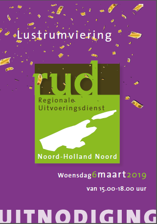 Voorkant Uitnodiging Lustrumviering