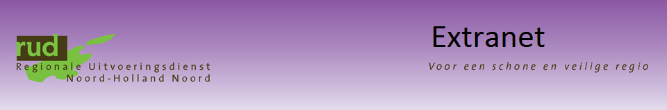 Header tijdelijk extranet